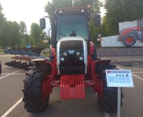 Глава государства посетил выставочную площадку ОАО «Минский тракторный завод»