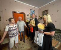 Поздравление ветеранов Минского завода шестерен