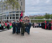 ПЛАЦ-ПАРАД ПОБЕДЫ ПРОШЕЛ В ПАРТИЗАНСКОМ РАЙОНЕ СТОЛИЦЫ