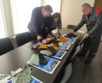 Управлением охраны труда, промышленной и пожарной безопасности организована мини-выставка средств индивидуальной защиты для работников ОАО «МЗШ»